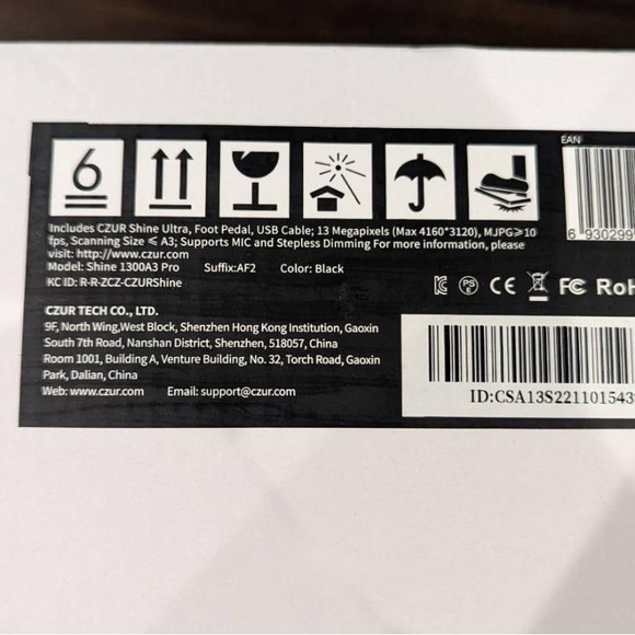 CZUR Shine 1300A3 Pro- Book Scanner - Picture 2 of 8